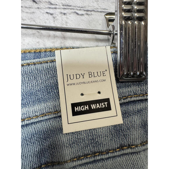 Judy Blue High Waist Wide Crop Women's Jeans Size 30x22 - Picture 3 of 9